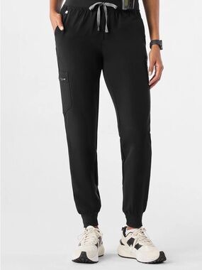 Figs Black Jogger Scrub Pants